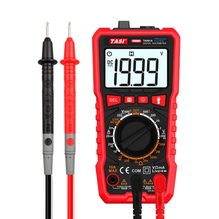TASI TA801A Multimetro digitale Misuratore di corrente digitale multifunzionale completamente automatico, TA801A
