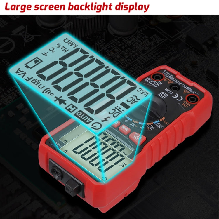 Multimetro digitale TASI TA801A con torcia e display retroillumin