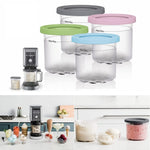 Per contenitori per gelati Ninja NC299AMZ NC300 con coperchi, 2 Cups, 4 Cups, 2 Cups+Spoon, 4 Cups+Spoon