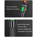1-60 km Fibra ottica Penna a luce rossa 5/10/15/20/30/50 / 60MW Penna a luce rossa con sorgente luminosa, 5mW Blue, 10mW Orange, 15mW Blue+Orange, 20mW White, 20mW Green, 30mW Purple, 30mW Green+Orange, 50mW Red, 50mW Yellow, 60mW Black