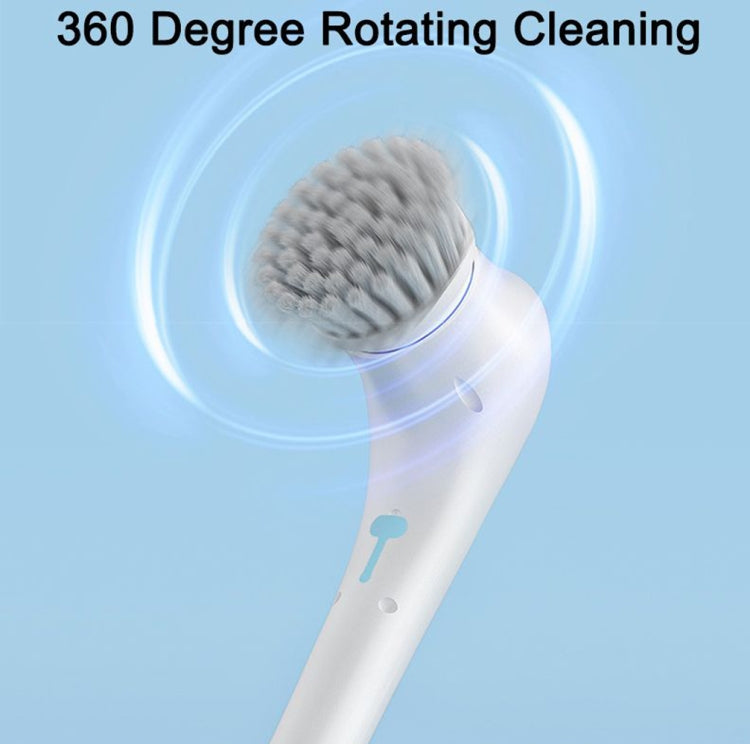 Spazzola per la pulizia elettrica multifunzionale Spazzola per lavare i piatti da cucina portatile con 5 testine di ricambio, 5 In 1 Brush Head +Machine