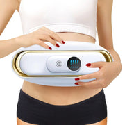 Massaggio addominale intelligente Cintura per impacchi caldi Massaggiatore del periodo mestruale per ragazze, Far Infrared Green, Far Infrared  White