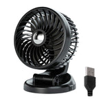 F612 Ventola silenziosa per giradischi girevole per auto da 5 W