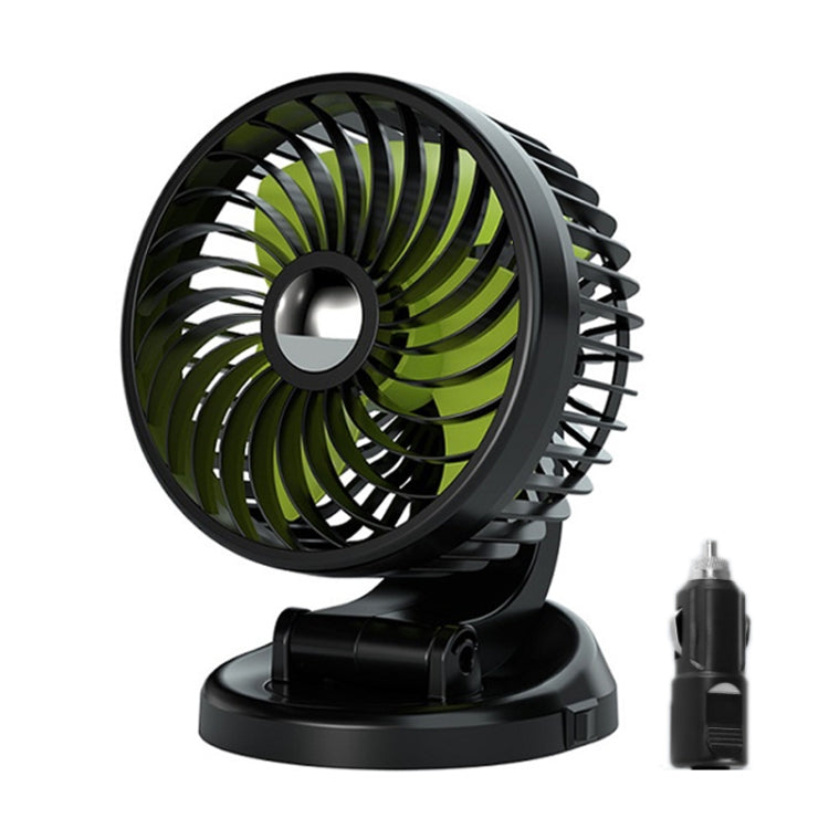 F612 Ventola silenziosa per giradischi girevole per auto da 5 W