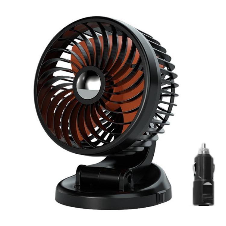 F612 Ventola silenziosa per giradischi girevole per auto da 5 W