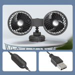 F6026 Ventosa grande a doppia testa montata su veicolo, F6026 USB, F6026 Cigarette Lighter with USB