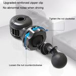 F6207 Ventilatore a doppia testa con chiusura lampo per sedile posteriore dell'auto, USB, Cigarette Lighter with USB