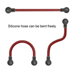 F508 Sedile posteriore per auto Ventola per tubo flessibile USB regolabile per la velocità dell'aria, F508