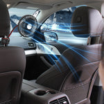 F508 Sedile posteriore per auto Ventola per tubo flessibile USB regolabile per la velocità dell'aria, F508