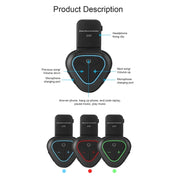 Auricolare Bluetooth 5.3 impermeabile per mezzo casco da moto LX1, English