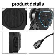 Auricolare Bluetooth 5.3 impermeabile per mezzo casco da moto LX1, English