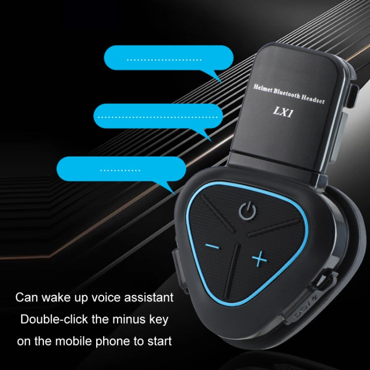 Auricolare Bluetooth 5.3 impermeabile per casco moto LX1