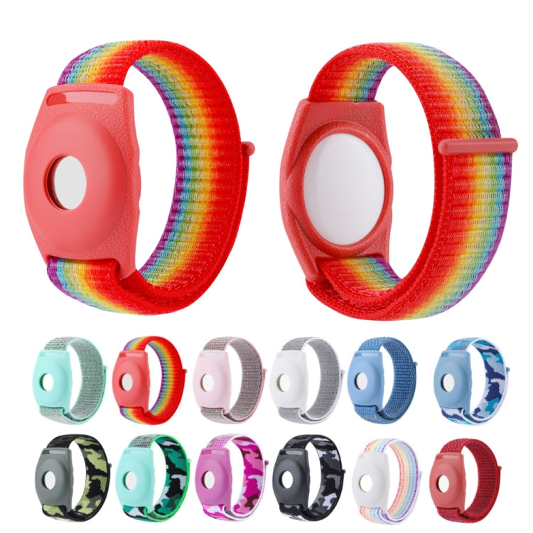 Cinturino in nylon mimetico per AirTag 17-22 cm