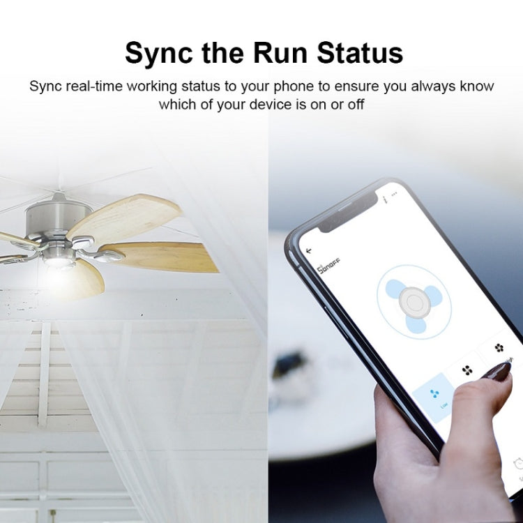 SONOFF APP Remote Control Smart Fan Light Switch Supporta Tmall Genie