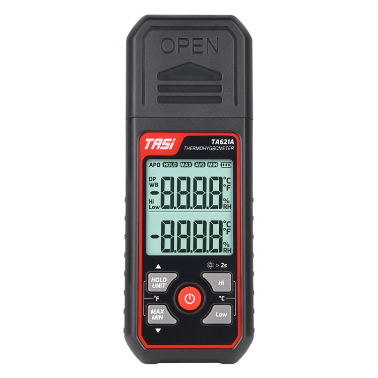 TASI TA621A Termometro digitale del punto di rugiada Misuratore di umidità della temperatura ambiente, TASI TA621A