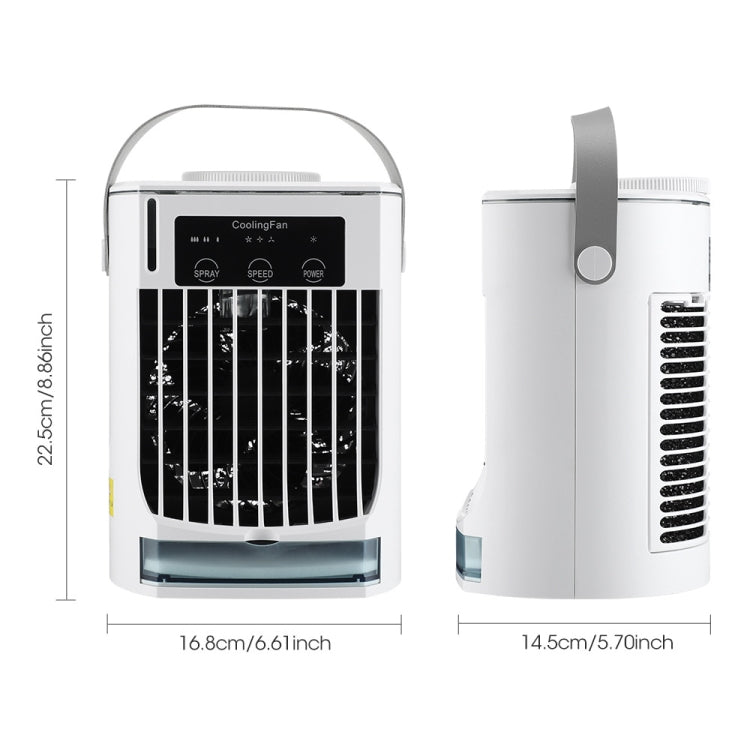 Mini umidificatore portatile USB con ventilatore e spray