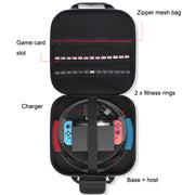 GH1872 Per Nintendo Switch Doppia custodia per anello fitness EVA Custodia rigida portatile Accessori pacchetto host, GH1872 GH1872
