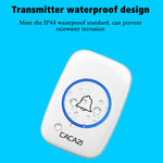 Campanello senza fili CACAZI A10DC impermeabile IP44