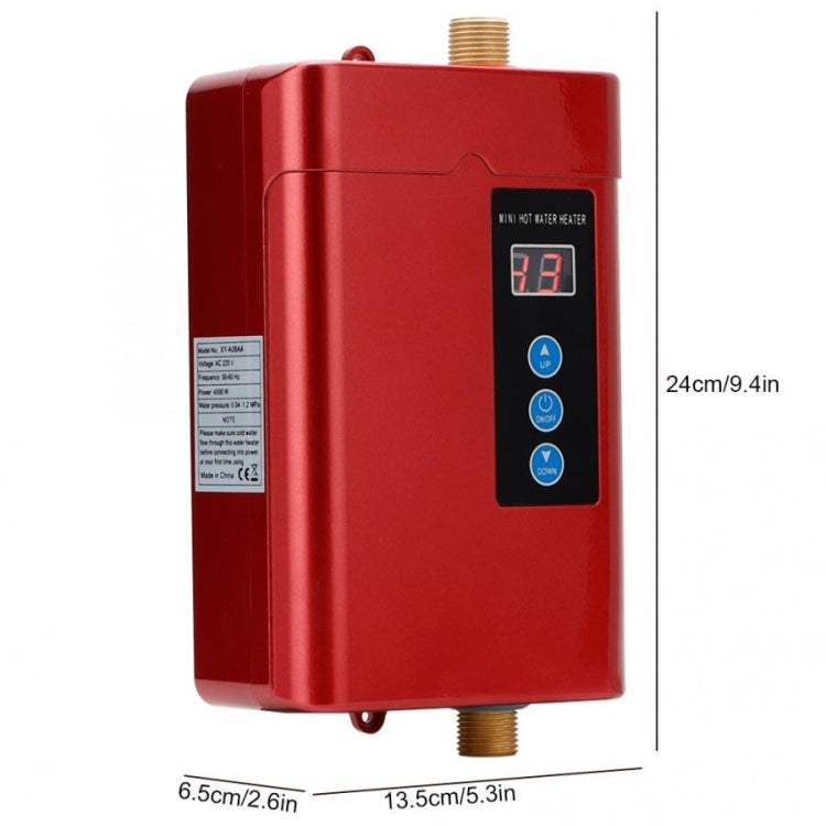 Scaldabagno elettrico con telecomando e display temperatura