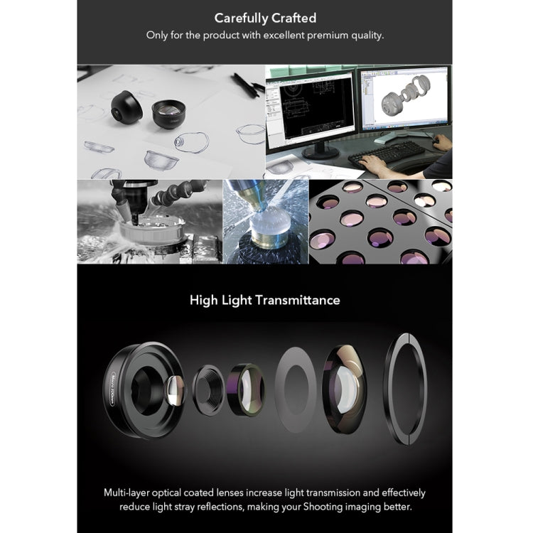 Obiettivo macro APEXEL 100mm per smartphone compatibili