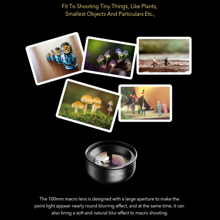 Obiettivo macro APEXEL 100mm per smartphone compatibili