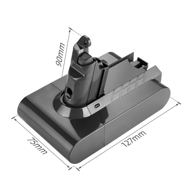 Per batteria di ricambio per aspirapolvere portatile serie Dyson V6, 1.5Ah, V6 2.2Ah, 2.6Ah, 3.0Ah, 3.5Ah, 4.0Ah