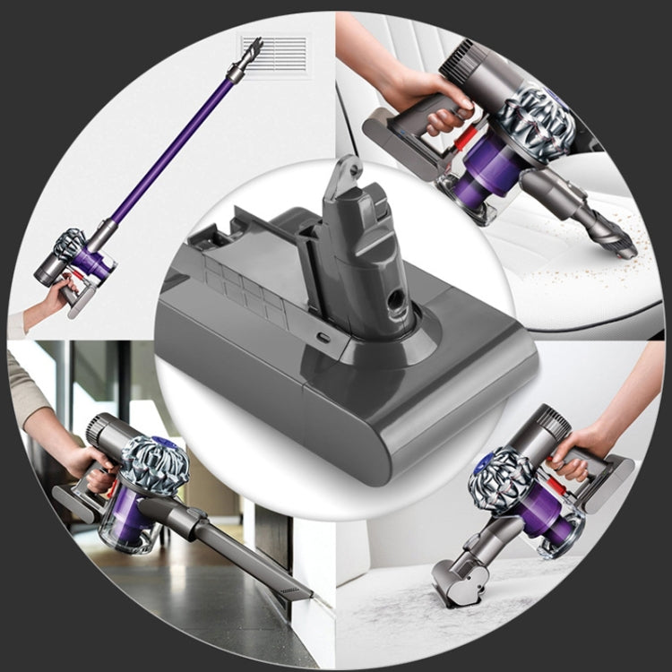 Per batteria di ricambio per aspirapolvere portatile serie Dyson V6, 1.5Ah, V6 2.2Ah, 2.6Ah, 3.0Ah, 3.5Ah, 4.0Ah