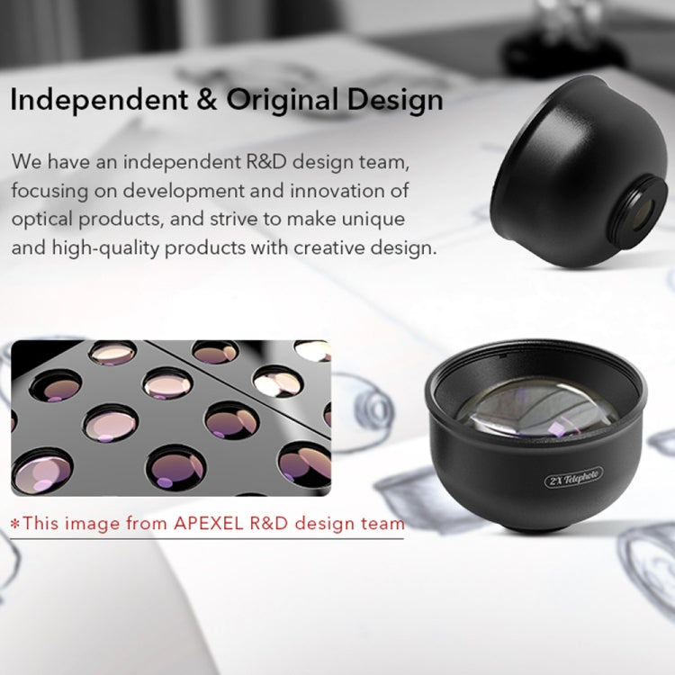 Obiettivo grandangolare e macro per smartphone APEXEL APL-HB5