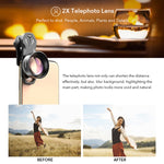 Obiettivo grandangolare e macro per smartphone APEXEL APL-HB5