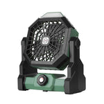 Ventilatore portatile da campeggio con luce LED e batteria 7800mA