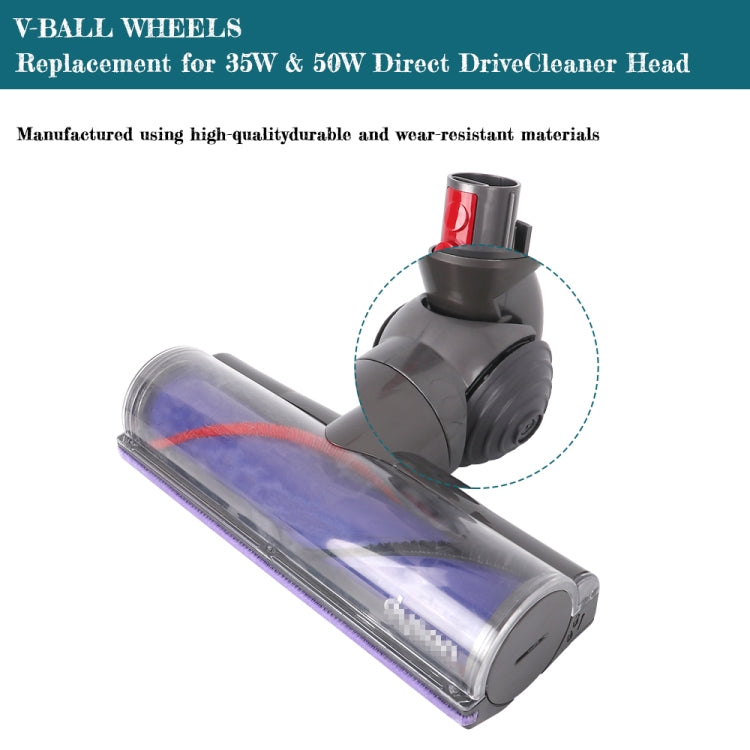 Ruote ricambio Direct Drive per Dyson V6 V7 V8 V10 V11 V12