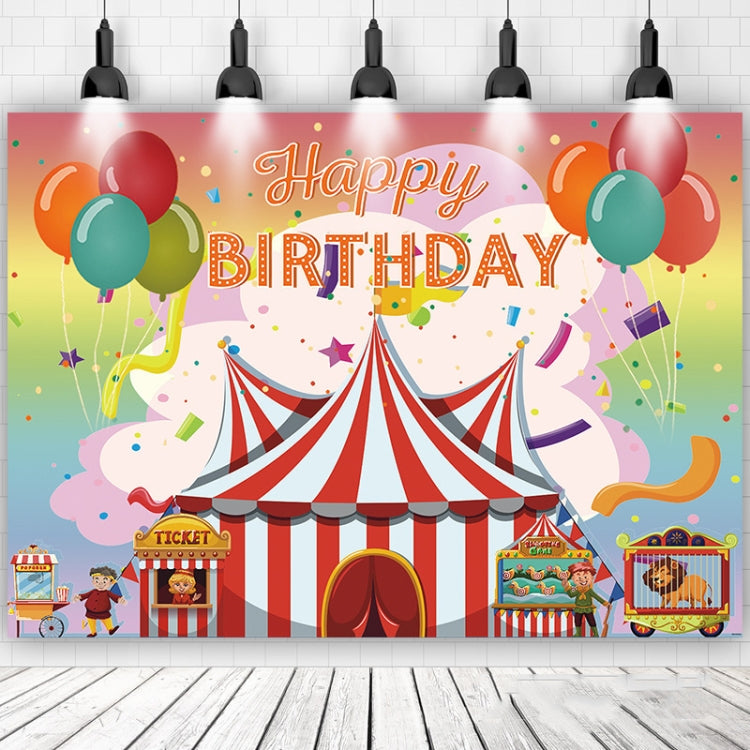 Bambini Compleanno Sfondo Panno Carnevale Festa Gay Compleanno Tema Sfondo Banner Circo Sfondo Appeso Bandiera, 150x100cm, 180x120cm, 210x150cm