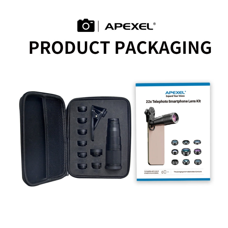 Obiettivo 22X APEXEL APL-22XDG9 per smartphone