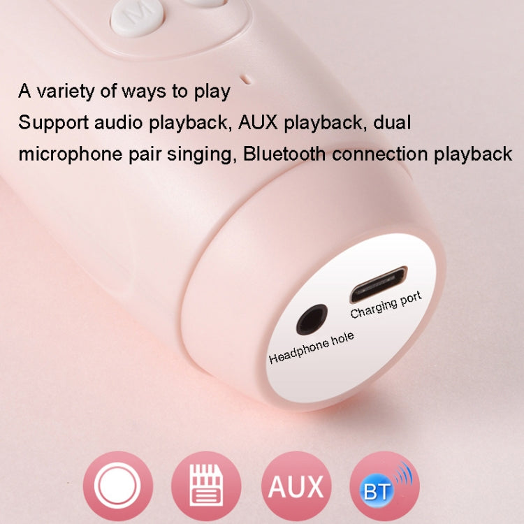 Microfono wireless per bambini Microfono per canto del telefono Bluetooth