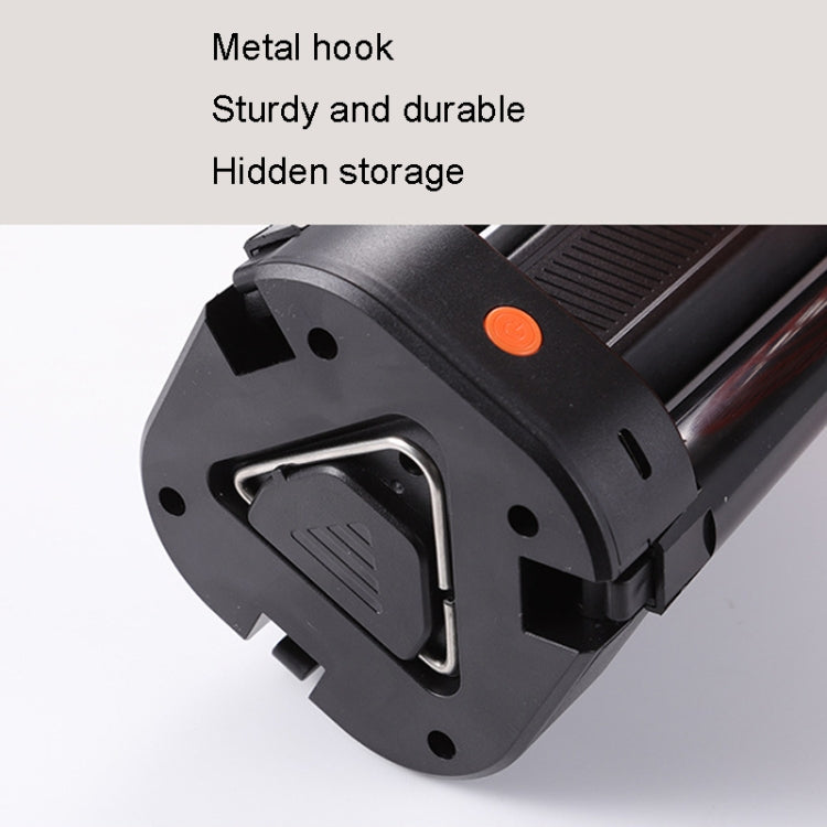Ventilatore da campeggio USB con luce LED e testa oscillante