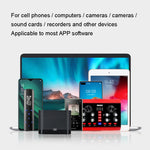Microfono wireless 1 in 2 per interviste e trasmissioni