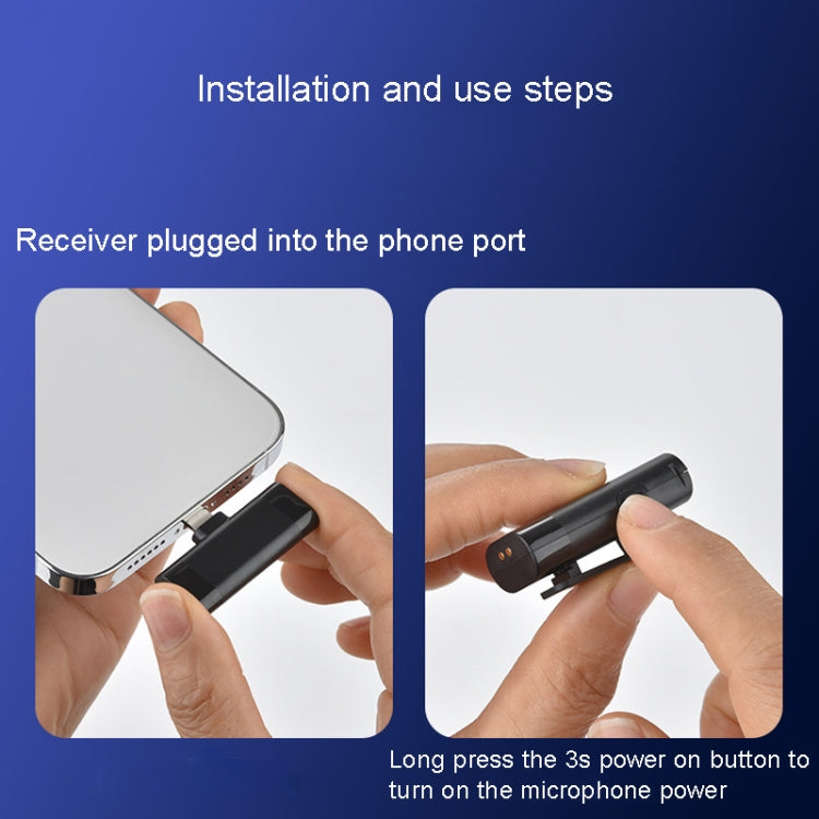 Microfono wireless 1 in 2 per interviste e trasmissioni