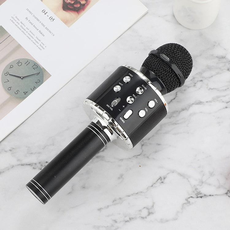 Microfono wireless Bluetooth WS-858L con LED e riverbero
