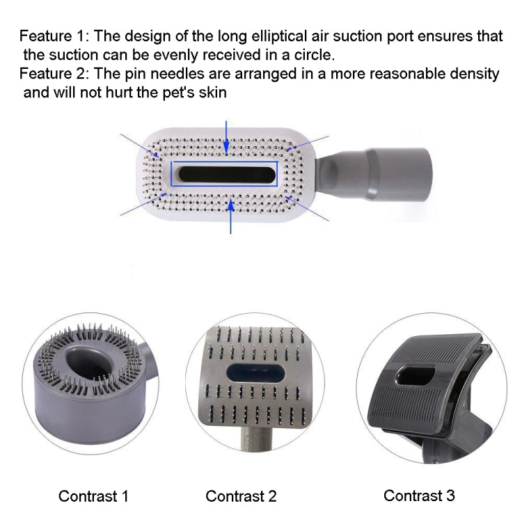 Spazzola per peli animali aspirapolvere Dyson e Miele