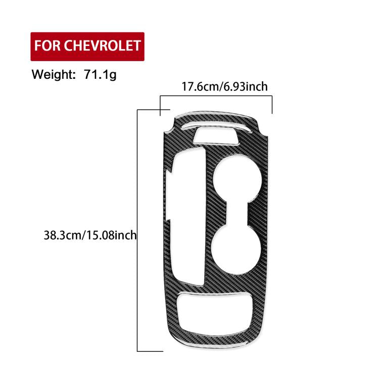 Adesivo per pannello cambio guida a sinistra per Chevrolet Malibu 2016-2024 modello B