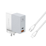 Caricabatterie universale 65W USB-C e USB-A per tablet e smartpho