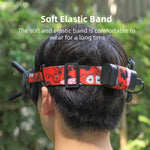 Sunnylife TD487 Per DJI Avata / FPV Goggles V2 Color Headband Cinturino elastico fisso, Strap (Red), Strap (Graffiti), Strap (Camouflage)