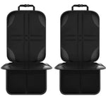2 pezzi di protezione per seggiolino auto per bambini Materiale di base antiscivolo + tessuto impermeabile 600D, Red Line, Black Line