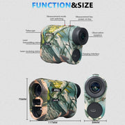 ARTBULL NK-1000 Telescopio ricaricabile per telemetro mimetico da golf, NK-1000
