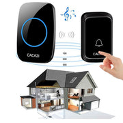 CACAZI A06-DC 1 a 1 tipo di batteria Campanello musicale impermeabile wireless Smart Home