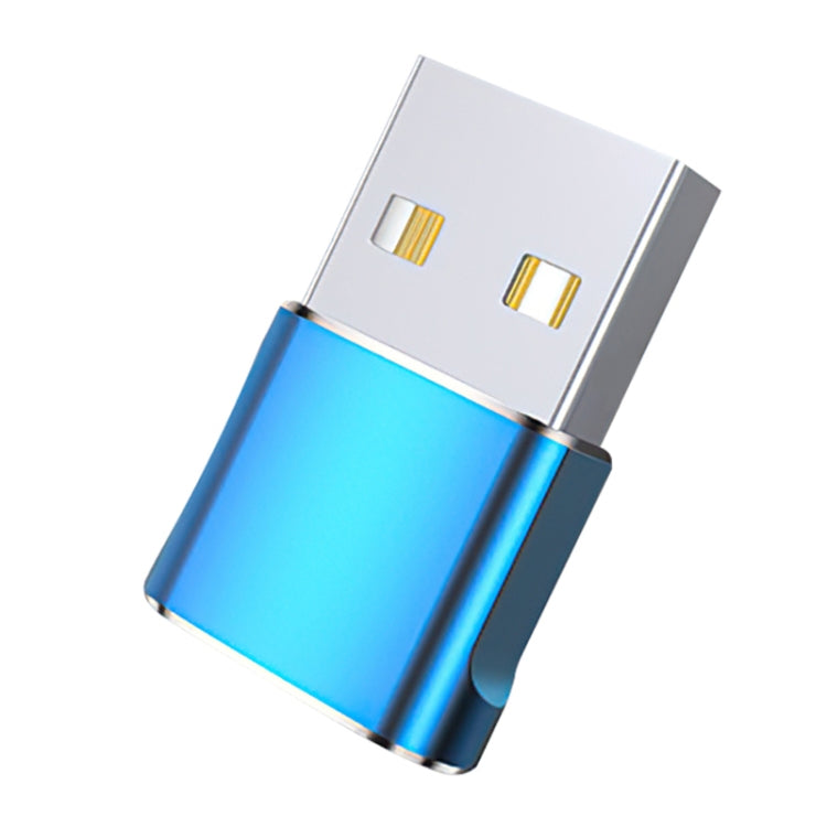 WH-7659 2pcs Adattatore USB 2.0 maschio a USB-C / Tipo-C femmina, supporto ricarica e trasmissione dati