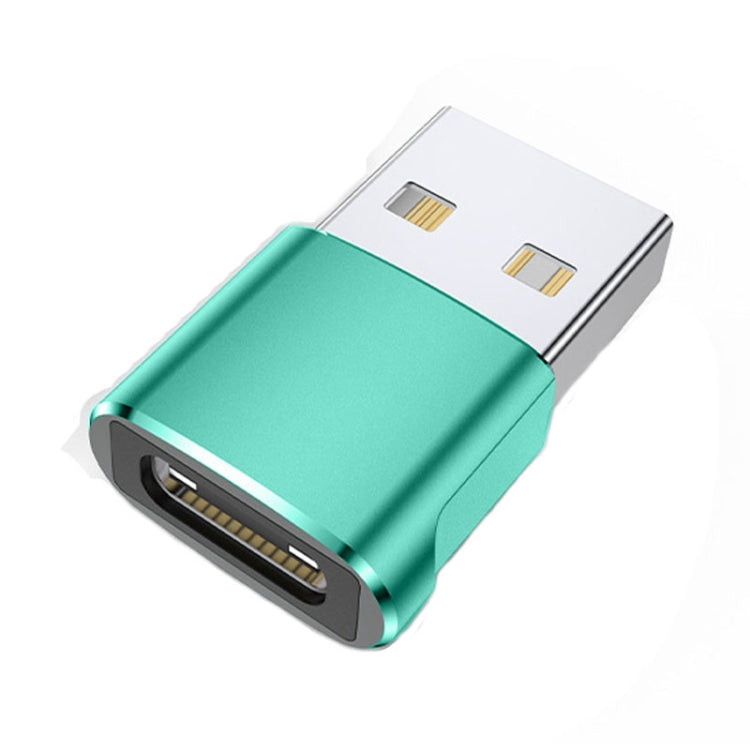 WH-7659 2pcs Adattatore USB 2.0 maschio a USB-C / Tipo-C femmina, supporto ricarica e trasmissione dati