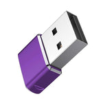 WH-7659 2pcs Adattatore USB 2.0 maschio a USB-C / Tipo-C femmina, supporto ricarica e trasmissione dati