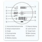 Tachimetro altimetro telemetro laser 1000 m ARTBULL