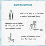 Ciondolo bassotto carino in argento sterling S925 Accessori per bracciali con perline fai da te, SCC2561